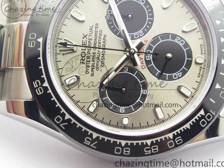 Bracelet A4130 Edition Daytona Gray Bezel On SS Dial JH 116519LN Best Ceramic 0908